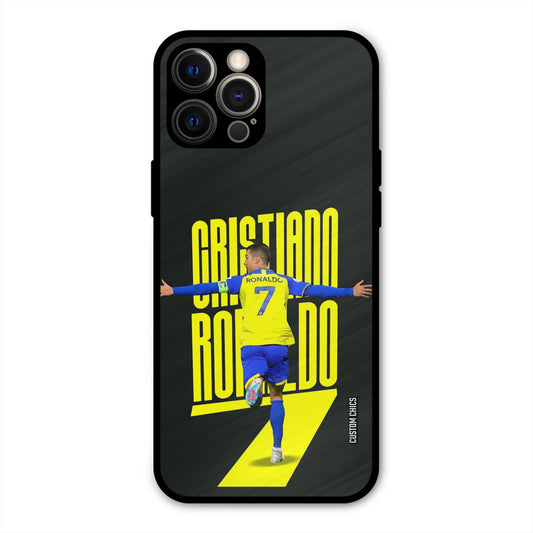 Excited Ronaldo  iPhone 12 Pro Max Mobile Back Cover - Sports PrintShield Case