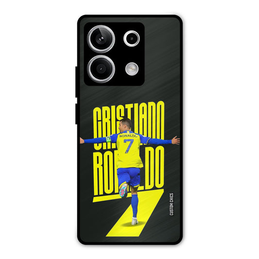 Excited Ronaldo Redmi Note 13 5G Mobile Back Cover - Sports PrintShield Case
