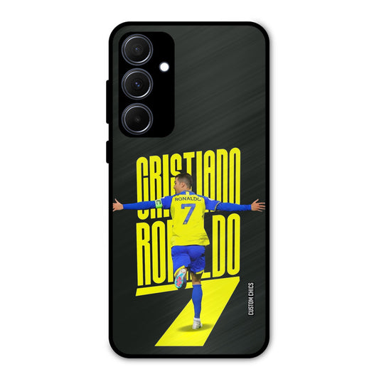 Excited Ronaldo Samsung Galaxy A35 5G Mobile Back Cover - Sports PrintShield Case