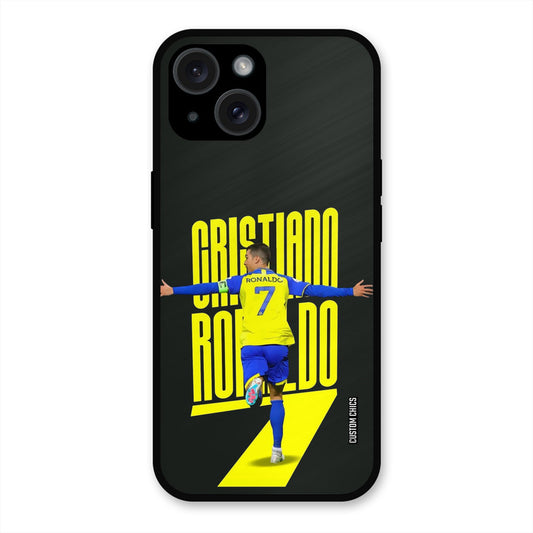 Excited Ronaldo  iPhone 15 Plus Mobile Back Cover - Sports PrintShield Case
