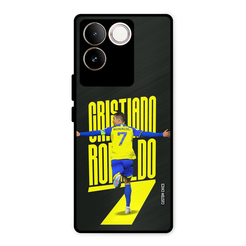Excited Ronaldo Vivo T2 Pro Mobile Back Cover - Sports PrintShield Case