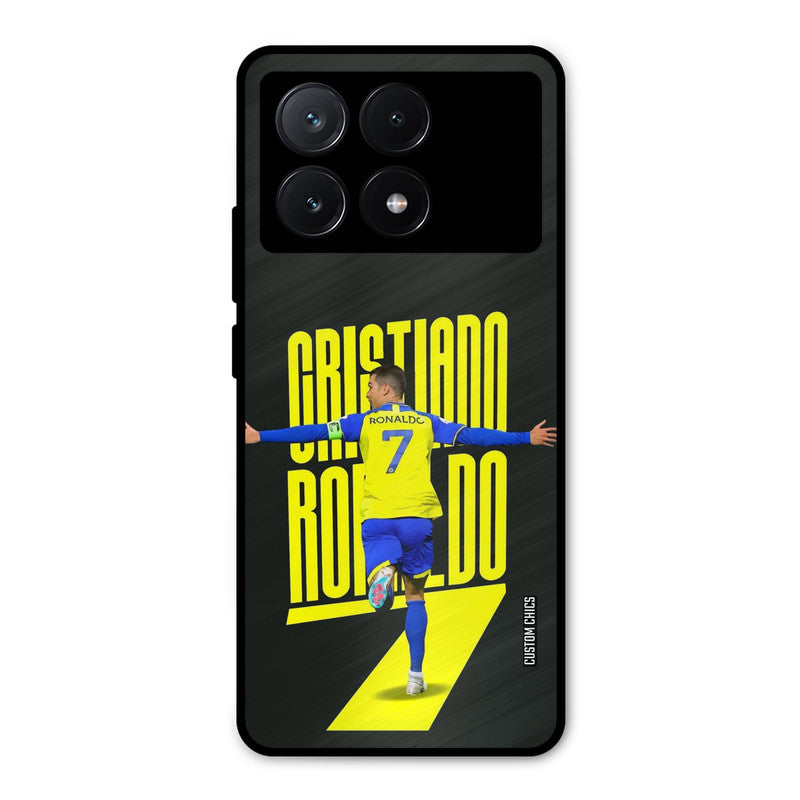 Excited Ronaldo Poco X6 Pro Mobile Back Cover - Sports PrintShield Case