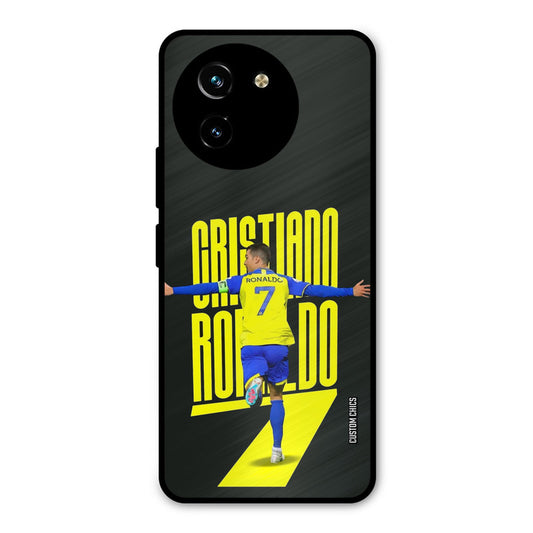 Excited Ronaldo Vivo Y200i Mobile Back Cover - Sports PrintShield Case