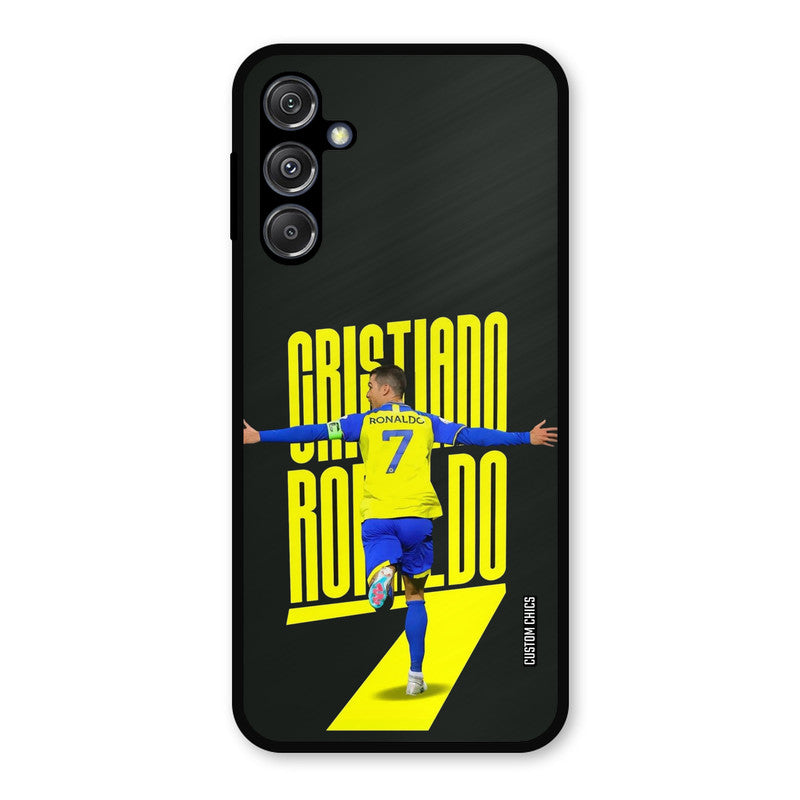 Excited Ronaldo Samsung Galaxy M34 5G Mobile Back Cover - Sports PrintShield Case