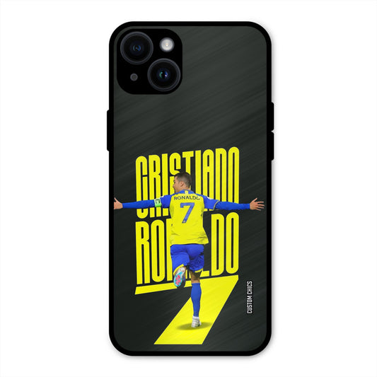Excited Ronaldo  iPhone 14 Plus Mobile Back Cover - Sports PrintShield Case