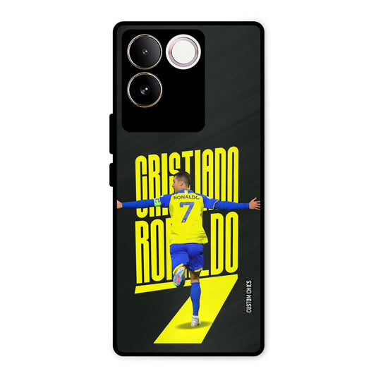 Excited Ronaldo iQOO Z7 Pro Mobile Back Cover - Sports PrintShield Case