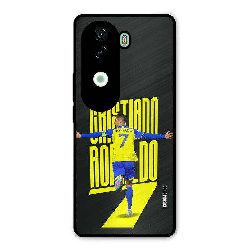 Excited Ronaldo Vivo V40e Mobile Back Cover - Sports PrintShield Case