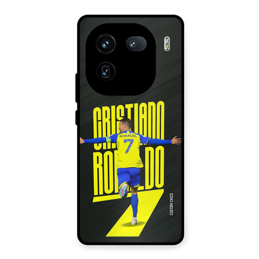 Excited Ronaldo iQOO 12 Mobile Back Cover - Sports PrintShield Case