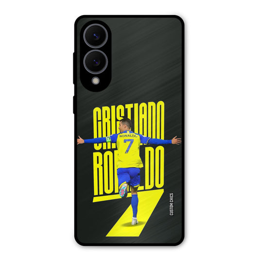 Excited Ronaldo Samsung Galaxy S25 Edge Mobile Back Cover - Sports PrintShield Case