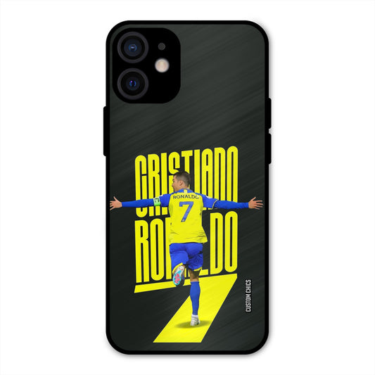 Excited Ronaldo iPhone 12 Mini Mobile Back Cover - Sports PrintShield Case