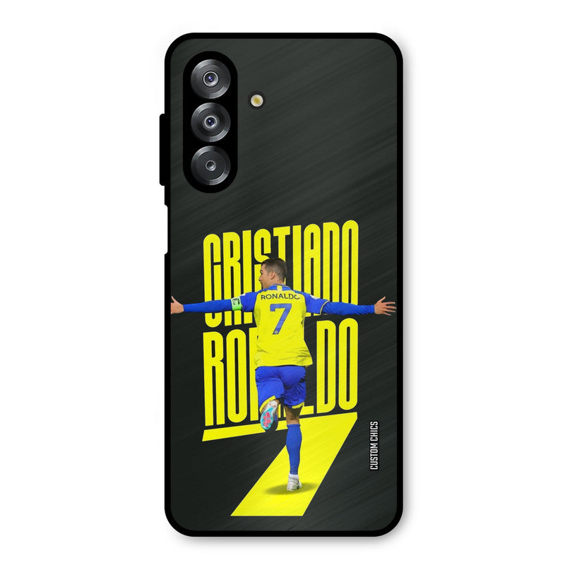 Excited Ronaldo Samsung Galaxy A26 Mobile Back Cover - Sports PrintShield Case