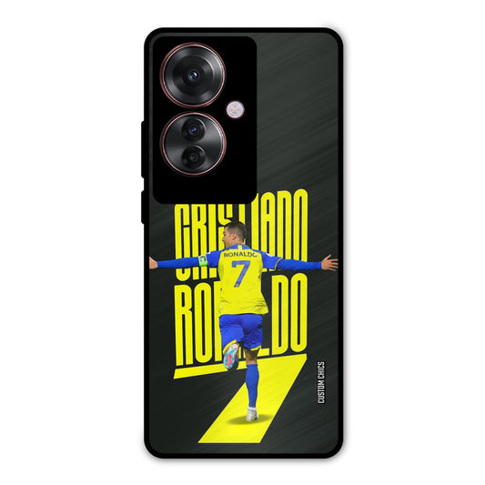 Excited Ronaldo Oppo F25 Pro Mobile Back Cover - Sports PrintShield Case
