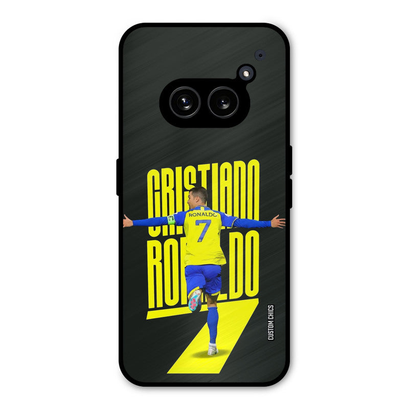 Excited Ronaldo Nothing Phone 2a Mobile Back Cover - Sports PrintShield Case
