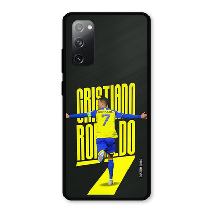 Excited Ronaldo Samsung Galaxy S20 FE 5G Mobile Back Cover - Sports PrintShield Case