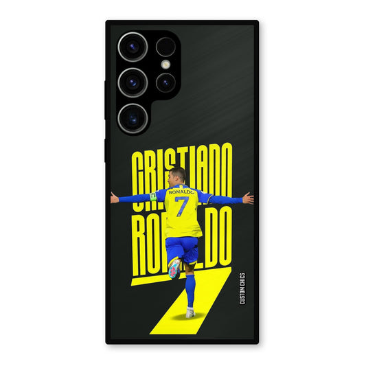 Excited Ronaldo Samsung Galaxy S23 Ultra Mobile Back Cover - Sports PrintShield Case