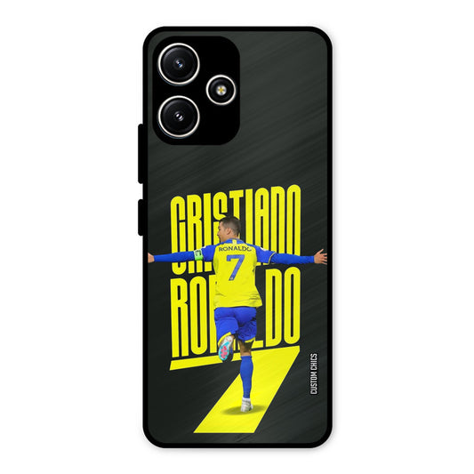 Excited Ronaldo Redmi 12 5G Mobile Back Cover - Sports PrintShield Case
