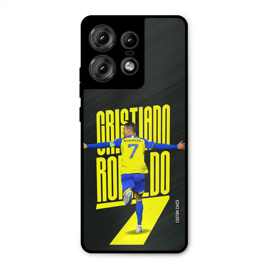 Excited Ronaldo Motorola Edge 50 Pro Mobile Back Cover - Sports PrintShield Case