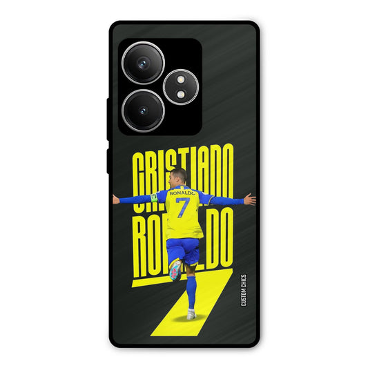 Excited Ronaldo Realme GT 6T Mobile Back Cover - Sports PrintShield Case