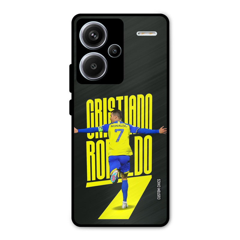 Excited Ronaldo Redmi Note 13 Pro Plus Mobile Back Cover - Sports PrintShield Case