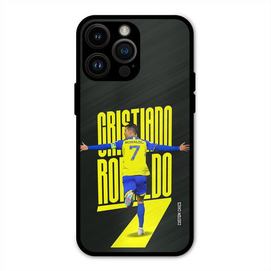 Excited Ronaldo  iPhone 14 Pro Max Mobile Back Cover - Sports PrintShield Case