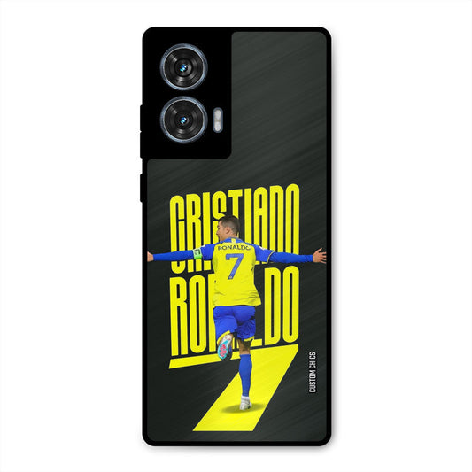 Excited Ronaldo Moto G96 Mobile Back Cover - Sports PrintShield Case