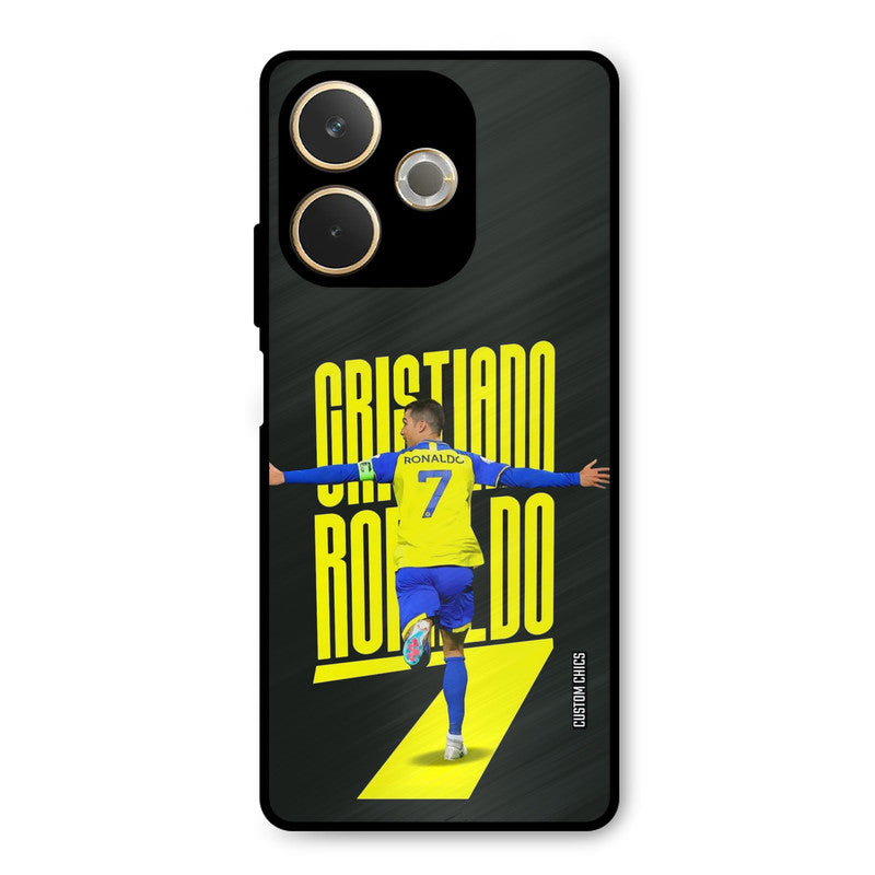 Excited Ronaldo Oppo A5 Pro Mobile Back Cover - Sports PrintShield Case