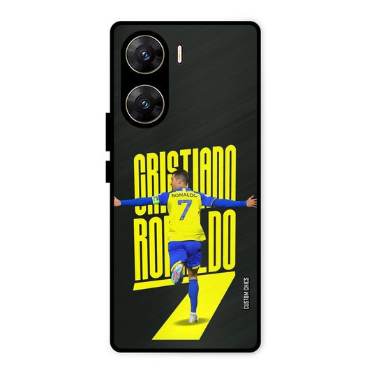 Excited Ronaldo Vivo V29e Mobile Back Cover - Sports PrintShield Case