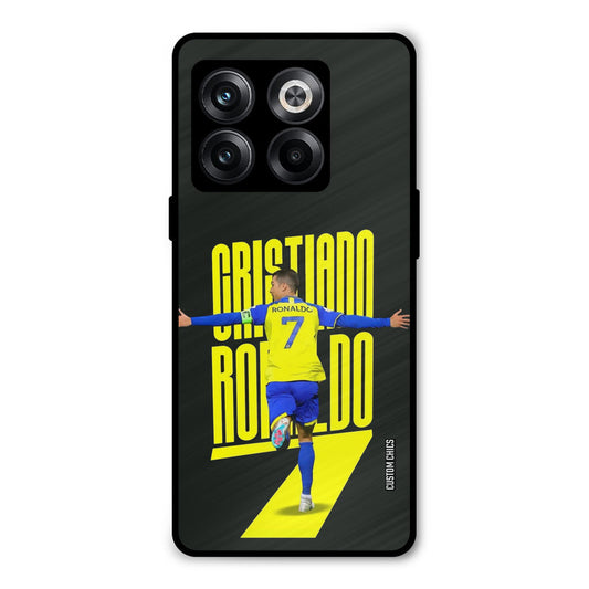 Excited Ronaldo Oneplus 10T Mobile Back Cover - Sports PrintShield Case