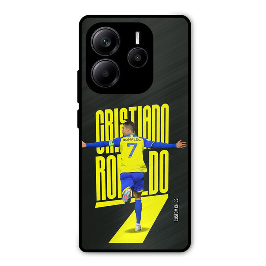 Excited Ronaldo Redmi Note 14 Mobile Back Cover - Sports PrintShield Case