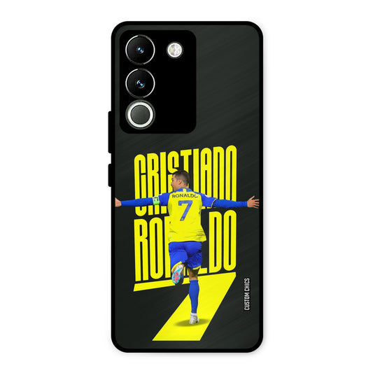 Excited Ronaldo Vivo Y200 Mobile Back Cover - Sports PrintShield Case