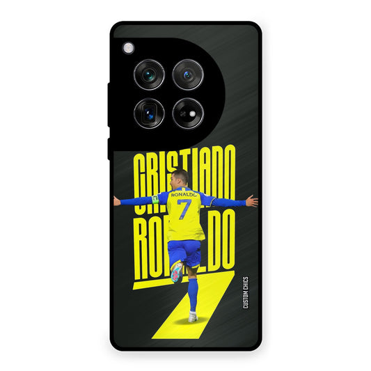 Excited Ronaldo OnePlus 12 Mobile Back Cover - Sports PrintShield Case