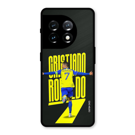 Excited Ronaldo OnePlus 11 Mobile Back Cover - Sports PrintShield Case