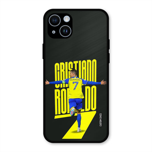 Excited Ronaldo  iPhone 14 Mobile Back Cover - Sports PrintShield Case