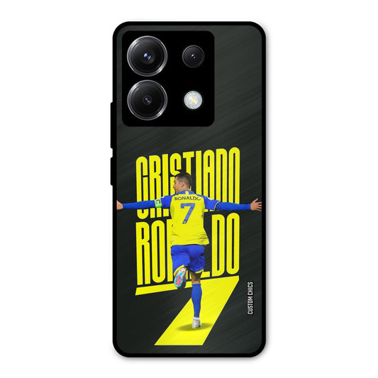 Excited Ronaldo Poco X6 Mobile Back Cover - Sports PrintShield Case