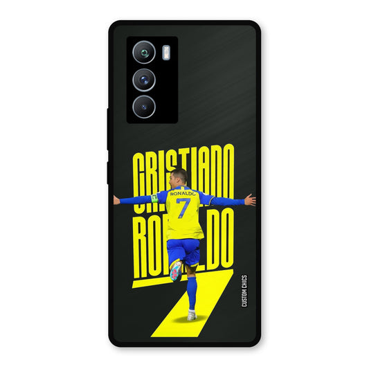 Excited Ronaldo iQOO 9SE Mobile Back Cover - Sports PrintShield Case