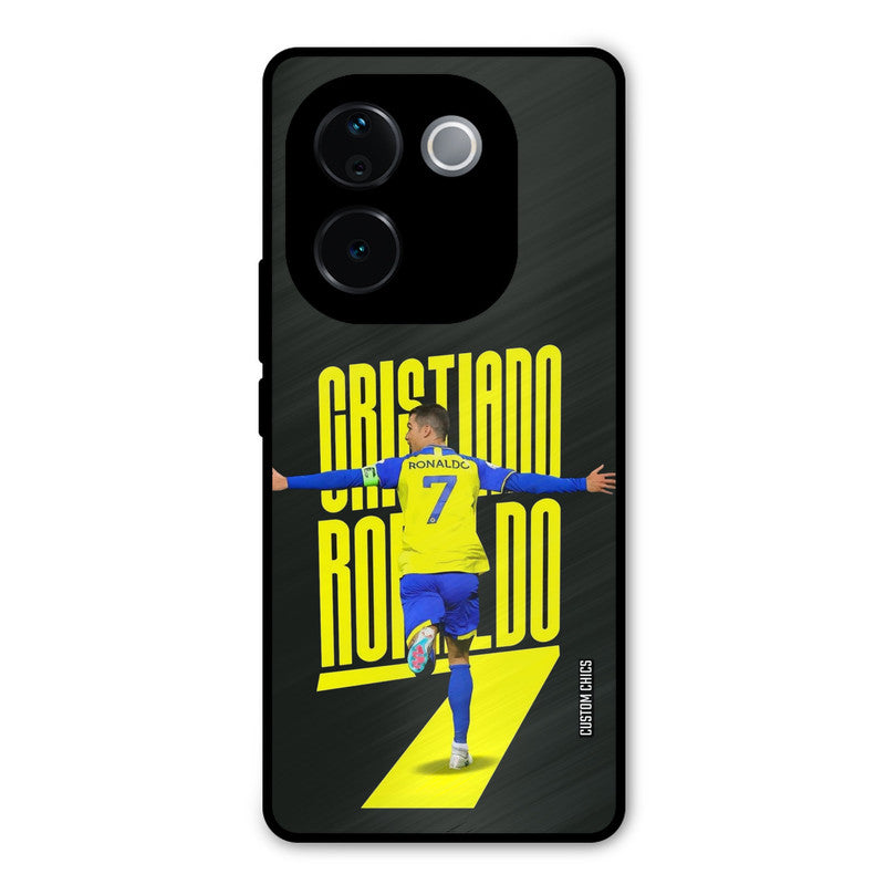 Excited Ronaldo iQOO Z9s Pro Mobile Back Cover - Sports PrintShield Case