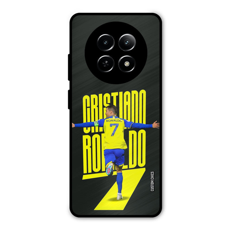 Excited Ronaldo Realme Narzo N65 Mobile Back Cover - Sports PrintShield Case