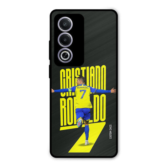 Excited Ronaldo Oppo K12x Mobile Back Cover - Sports PrintShield Case
