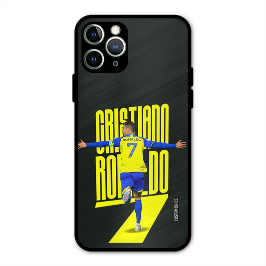 Excited Ronaldo  iPhone 11 Pro Max Mobile Back Cover - Sports PrintShield Case