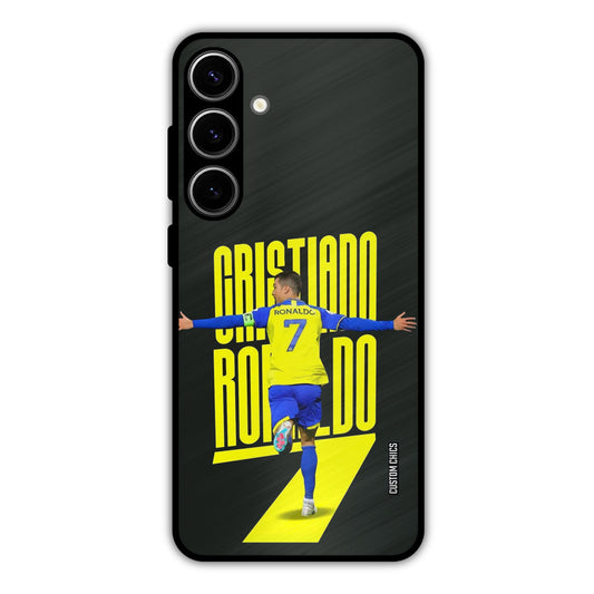 Excited Ronaldo Samsung Galaxy S24 Plus Mobile Back Cover - Sports PrintShield Case