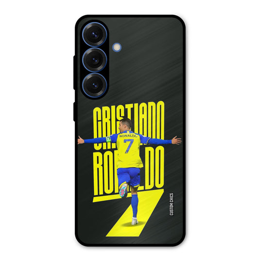 Excited Ronaldo Samsung Galaxy S25 Plus Mobile Back Cover - Sports PrintShield Case