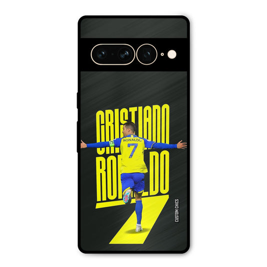Excited Ronaldo Google Pixel 7 Pro Mobile Back Cover - Sports PrintShield Case