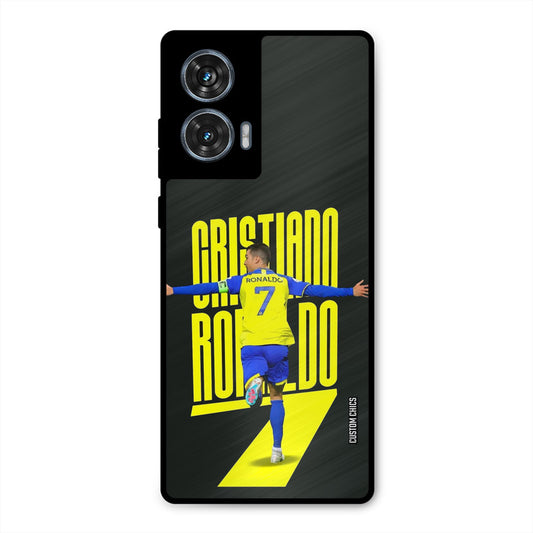 Excited Ronaldo Motorola Edge 50 Fusion Mobile Back Cover - Sports PrintShield Case