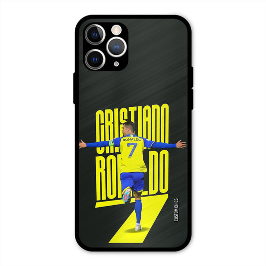 Excited Ronaldo  iPhone 11 Pro Mobile Back Cover - Sports PrintShield Case