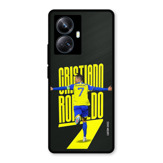 Excited Ronaldo Realme 10 Pro Plus Mobile Back Cover - Sports PrintShield Case