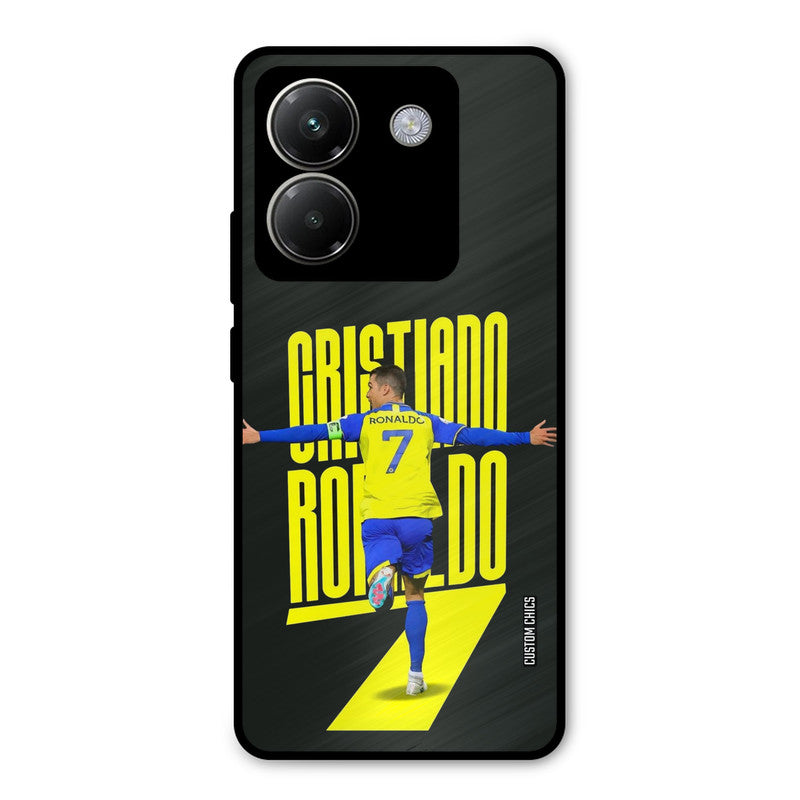 Excited Ronaldo Poco M7 Pro Mobile Back Cover - Sports PrintShield Case