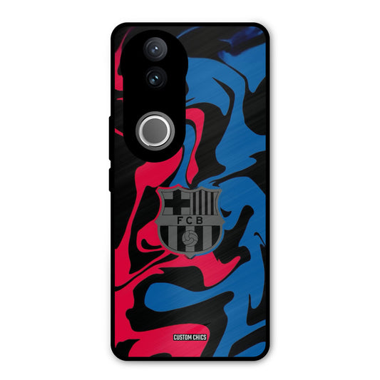 FC Barcelona Comic Vivo V50 Mobile Back Cover - Sports PrintShield Case