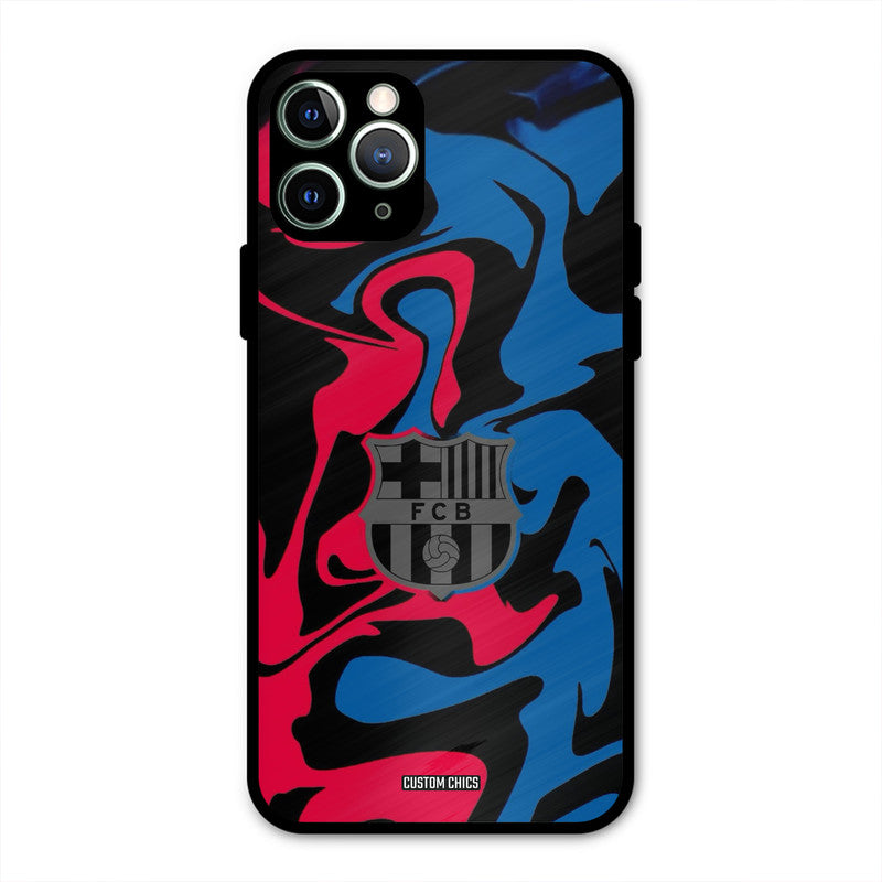 FC Barcelona Comic  iPhone 11 Pro Max Mobile Back Cover - Sports PrintShield Case