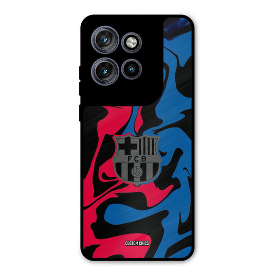 FC Barcelona Comic Motorola Edge 50 Neo Mobile Back Cover - Sports PrintShield Case