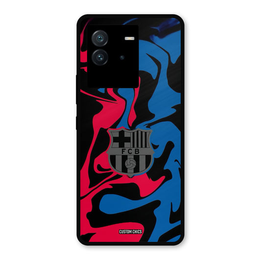 FC Barcelona Comic iQoo Neo 6 Mobile Back Cover - Sports PrintShield Case